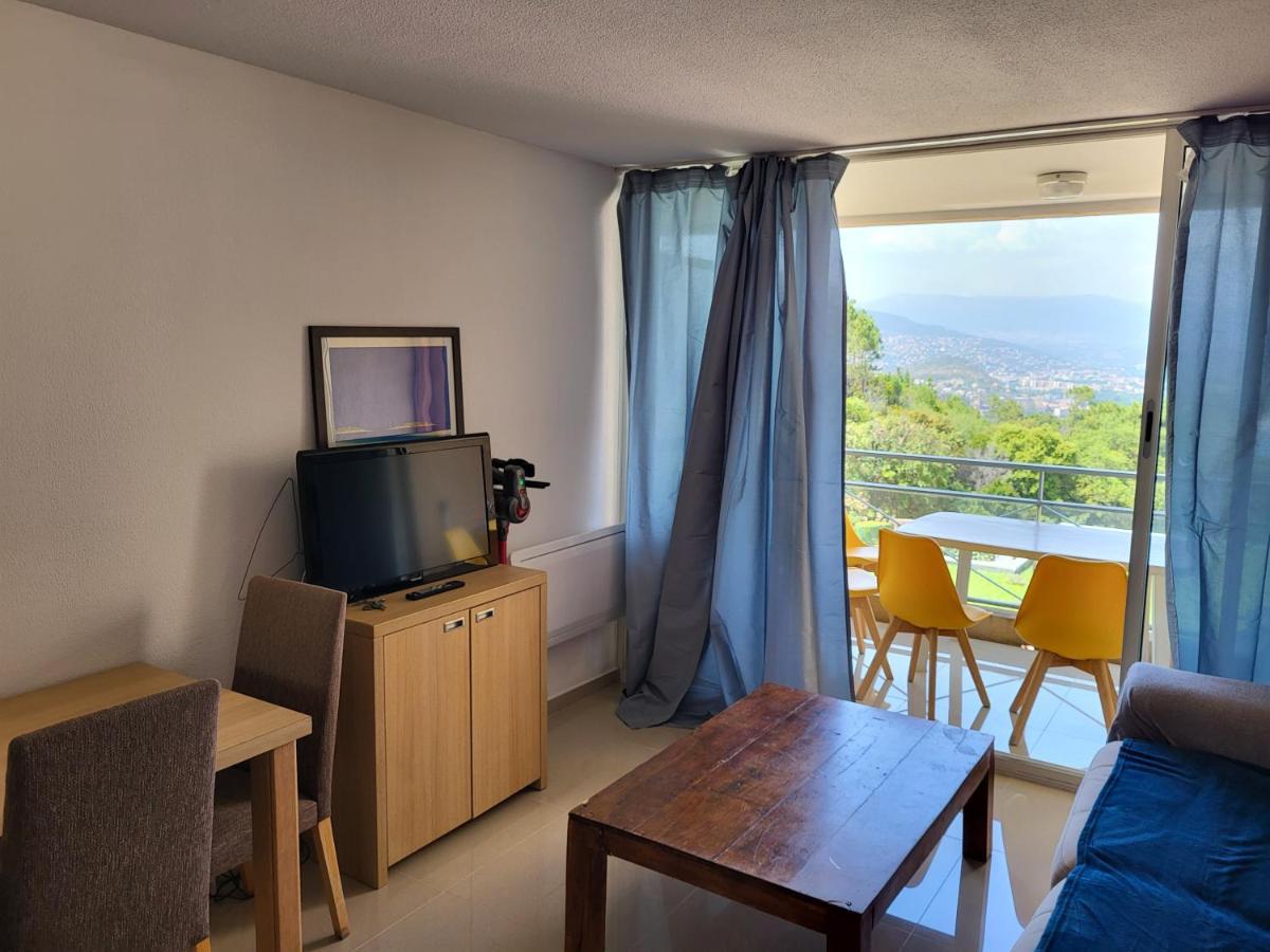 Vue Mer Et Esterel Sur La Baie De Cannes Apartman Théoule-sur-Mer Kültér fotó